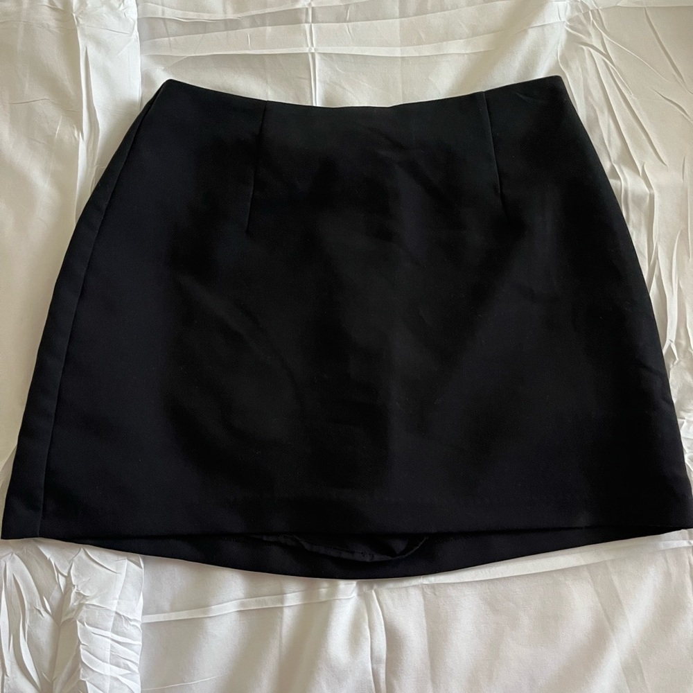 Abercrombie & Fitch Scarlett Linen Blend Skort